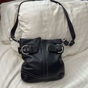 Coach black crossbody bag